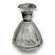Carafe en cristal et argent massif