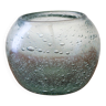 Bulled glass ball vase