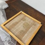 Ceramic and wood trivet