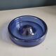 Vintage blue glass ashtray or pocket emptier