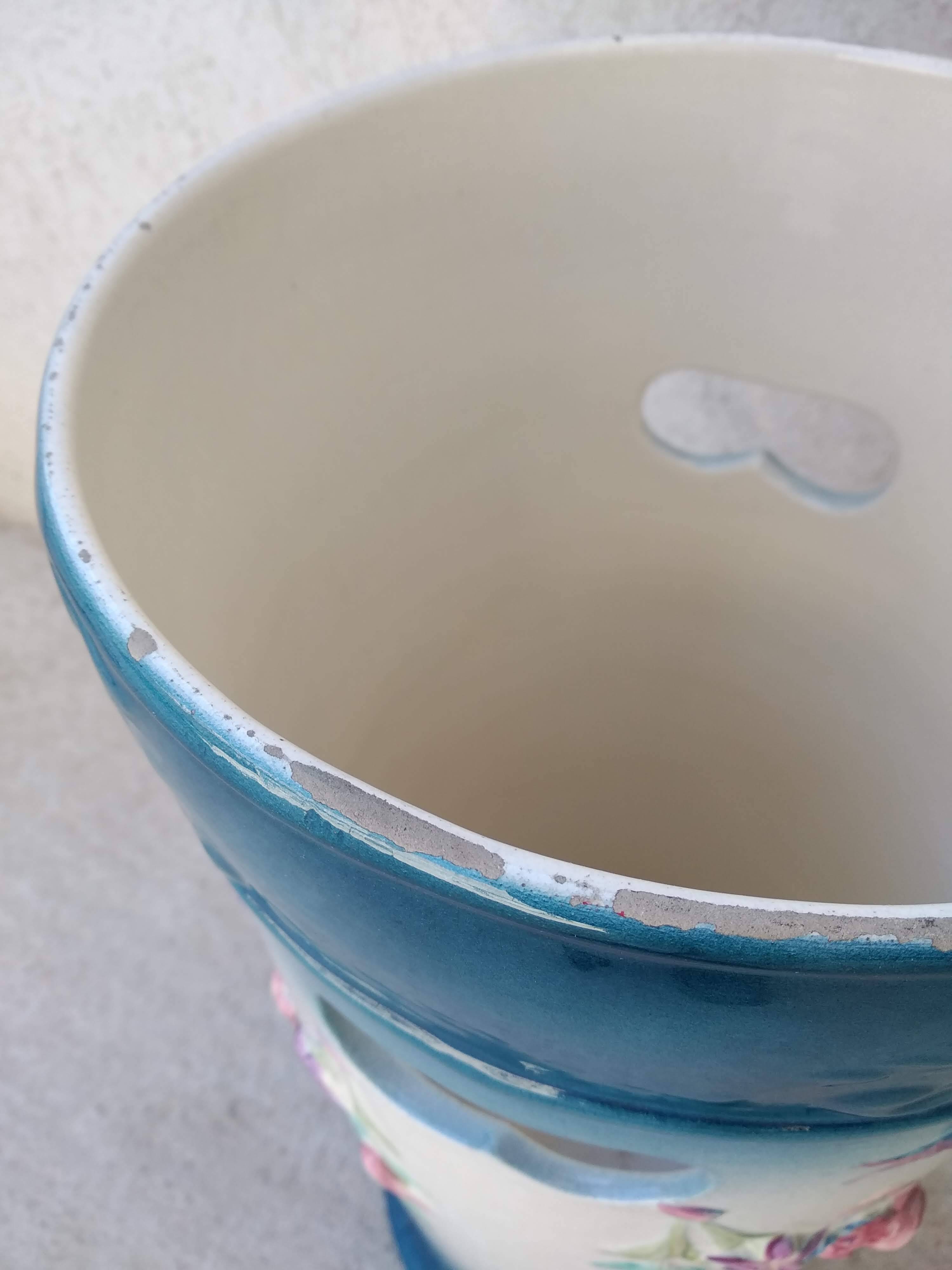 Longchamp Terre de Fer Barbotine ceramic umbrella stand