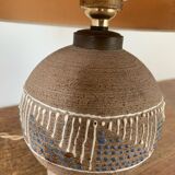 Art Deco glazed ceramic ball lamp, circa 1940