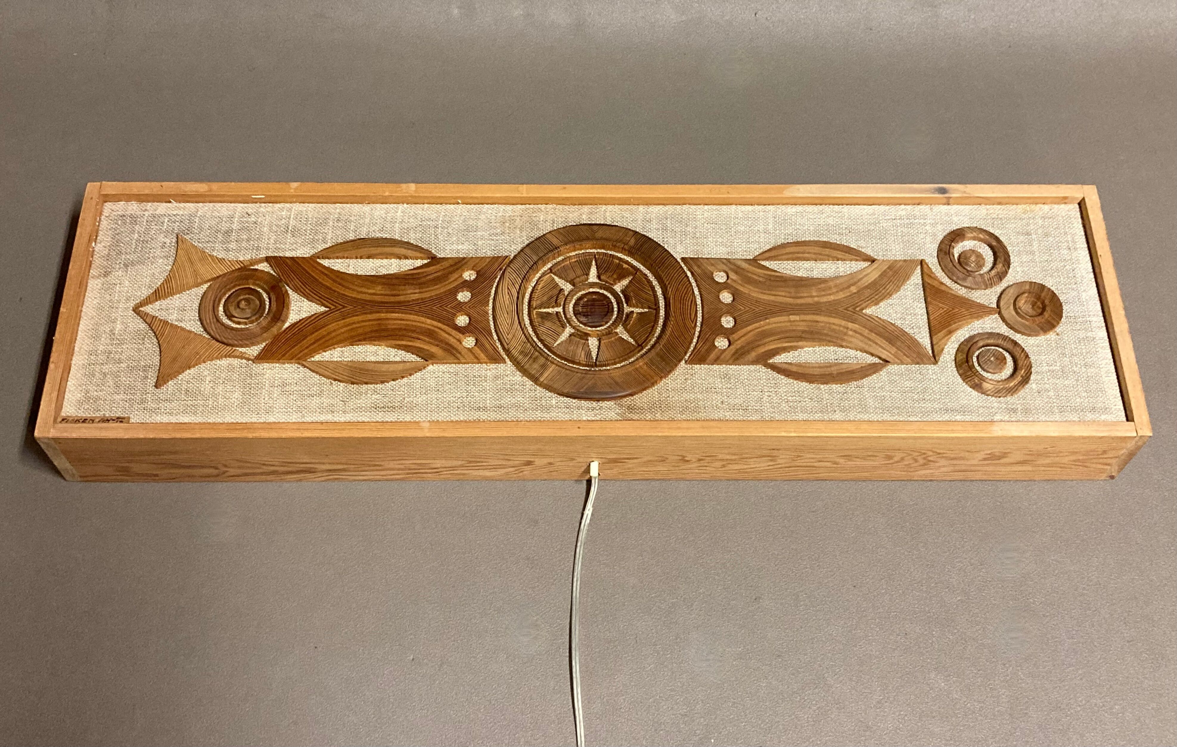 Scandinavian design wall lamp 1950