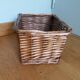 Rectangular wicker basket