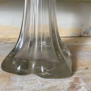 Vase en verre soliflore années 50-60