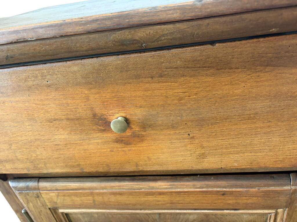 Buffet vintage en bois brun