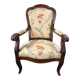 Antique Louis-Philippe style armchair in solid wood