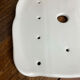 White porcelain draining plate