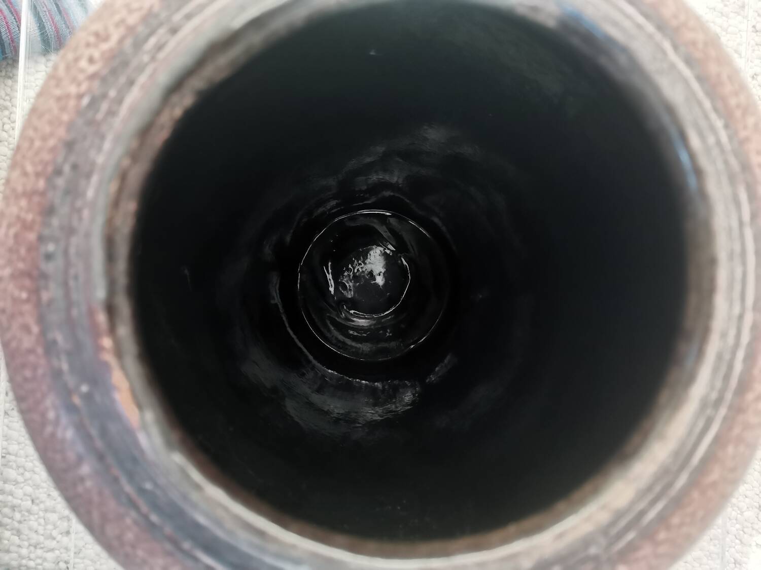 Mid Century Modern Ceramic Floor Vase – Vintage Maritime Ship Design –