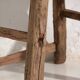 Antique wabi-sabi bedside table (c. 1900)