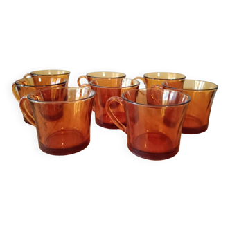 Amber coffee cups set of 10