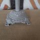 patinated foot bedside lamp