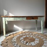 Weathered farm table