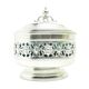 Sugar bowl, Eclecticism, silver-plated brass, WMF, Germany, 19th century