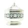 Sugar bowl, Eclecticism, silver-plated brass, WMF, Germany, 19th century