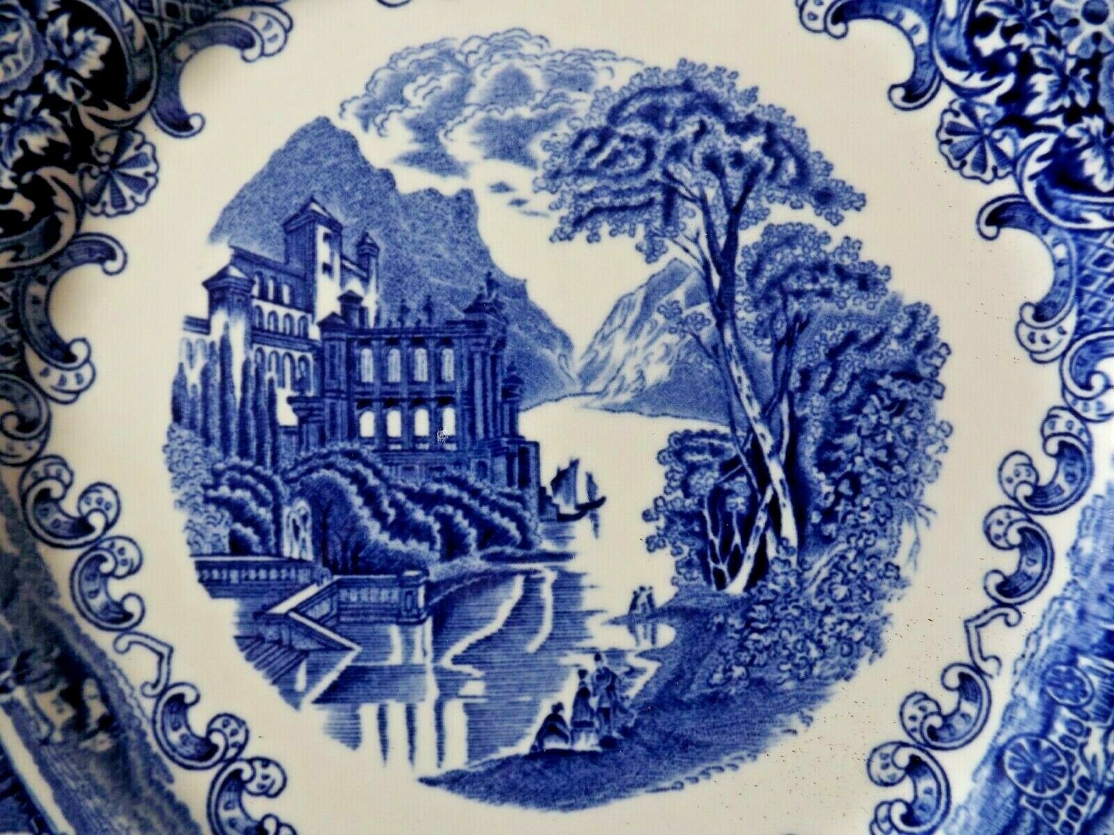 Set of 6 Dinner Plates Dutch Royal Sphinx Maastricht Cambridge Old England 3585
