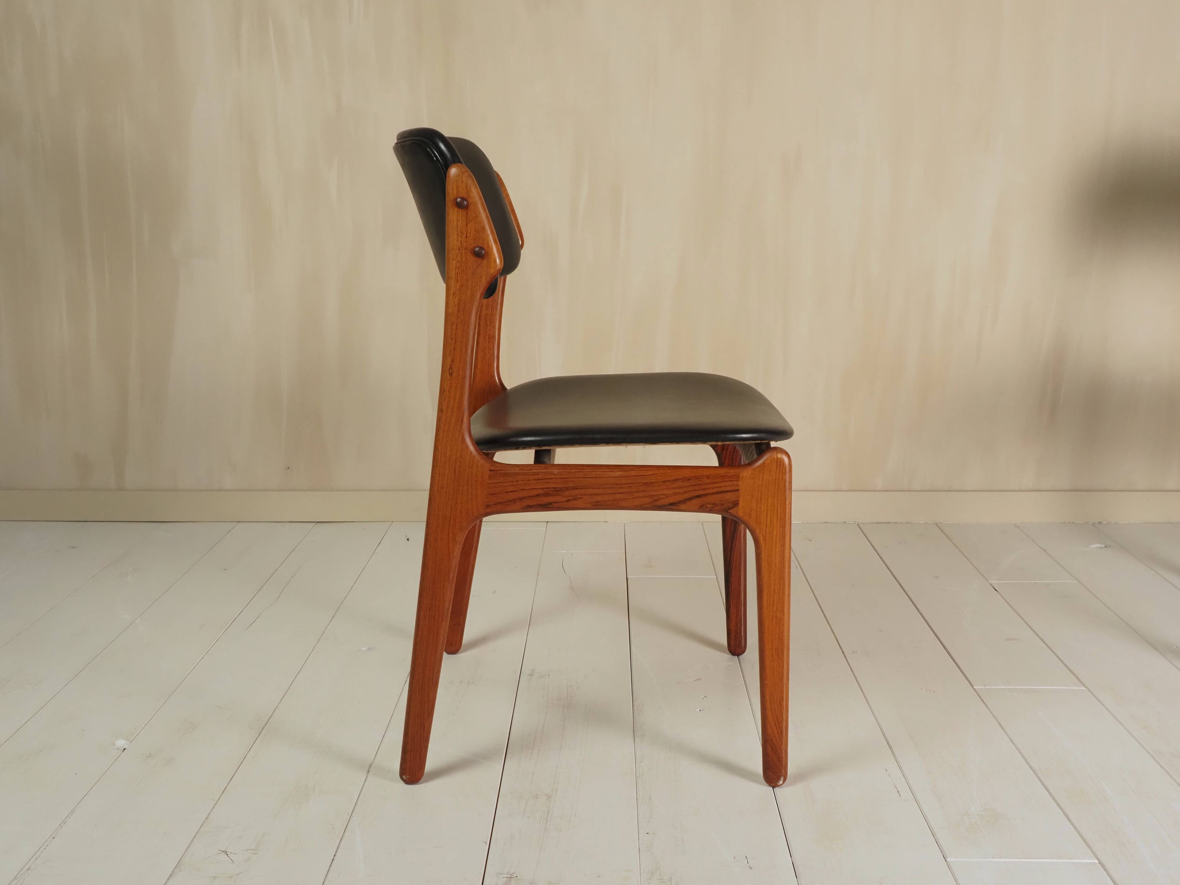 Model 49 dining chairs by Erik Buck for OD Møbler, 1960s