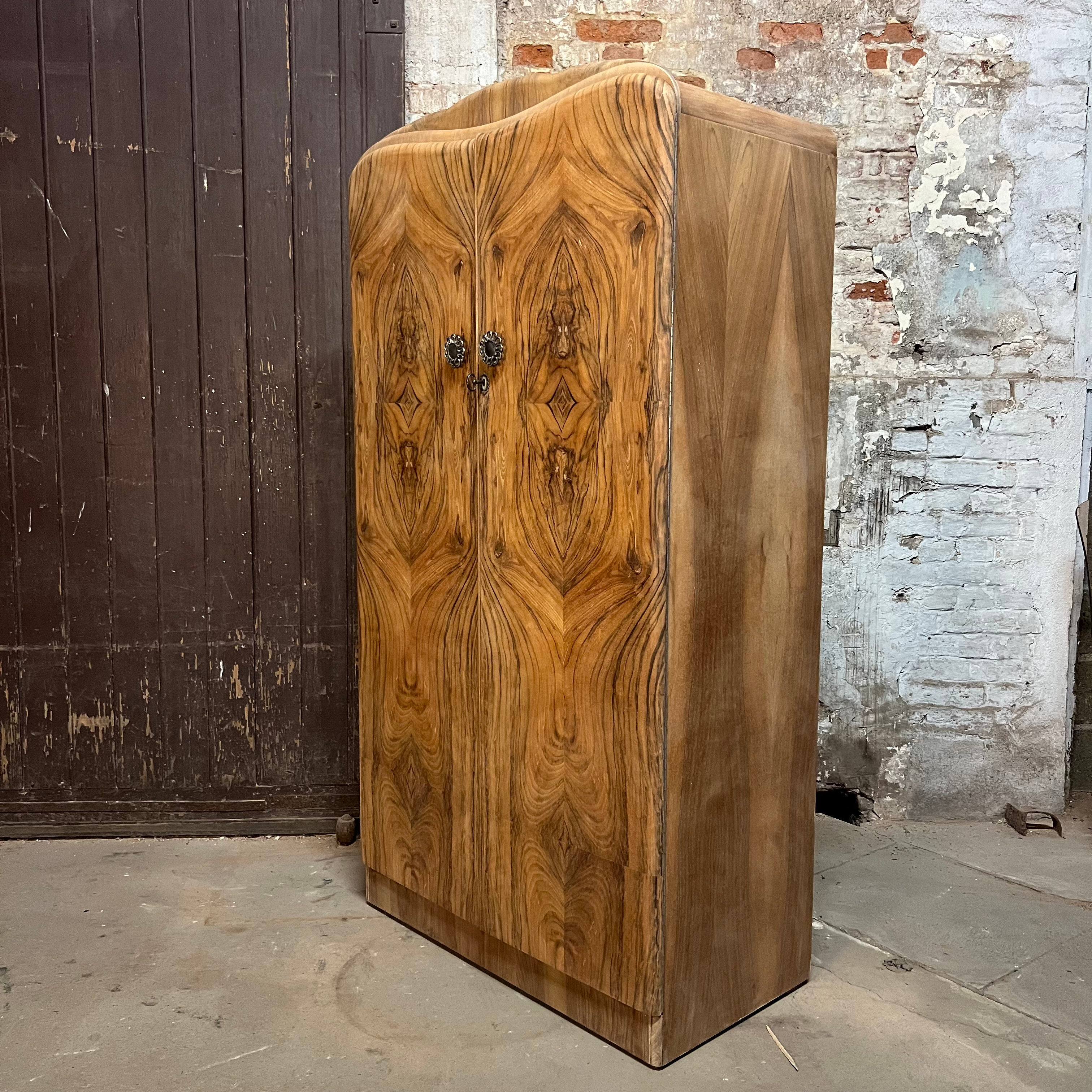 English Art Deco wardrobe Durable Suites LTD