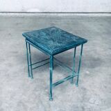 Postmodern Handmade Nesting Table Set by J. Berdou, France, 1980s, Set of 2