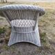 Rattan armchair