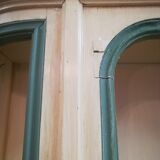 Library curved late nineteenth patina