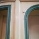 Library curved late nineteenth patina