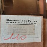 Armoire 4 portes design vintage années 60 | fabricant belge van pelt (signé