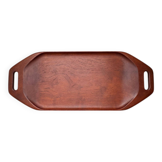 Large teak serving tray Digsmed Danemark