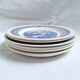 Blue dinner plates, 1970