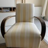 fauteuil vintage rénové par professionnel