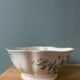 Nineteenth century earthenware bowl from Longwy, Mignon model