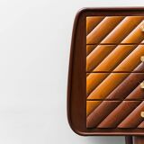 SIDEBOARD VINTAGE IN LEGNO CON DETTAGLI IN OTTONE ANNI ’60 MODERNARIATO