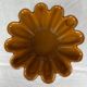 Ocher ceramic cake dish