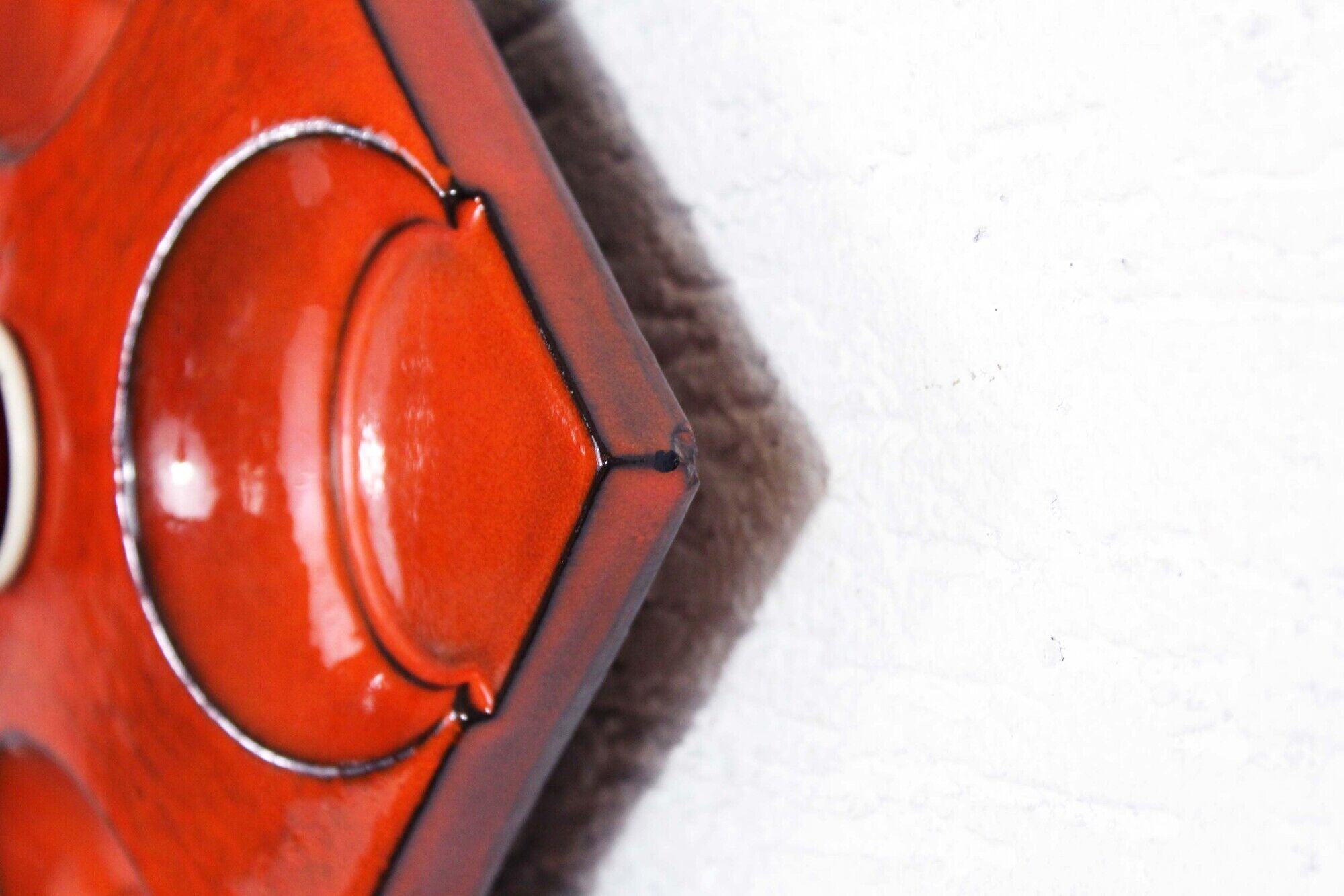 Beautiful wall light Hustadt lights 60s ceramic