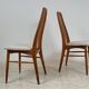 2 oak chairs Eva by Niels Koefoed 1960