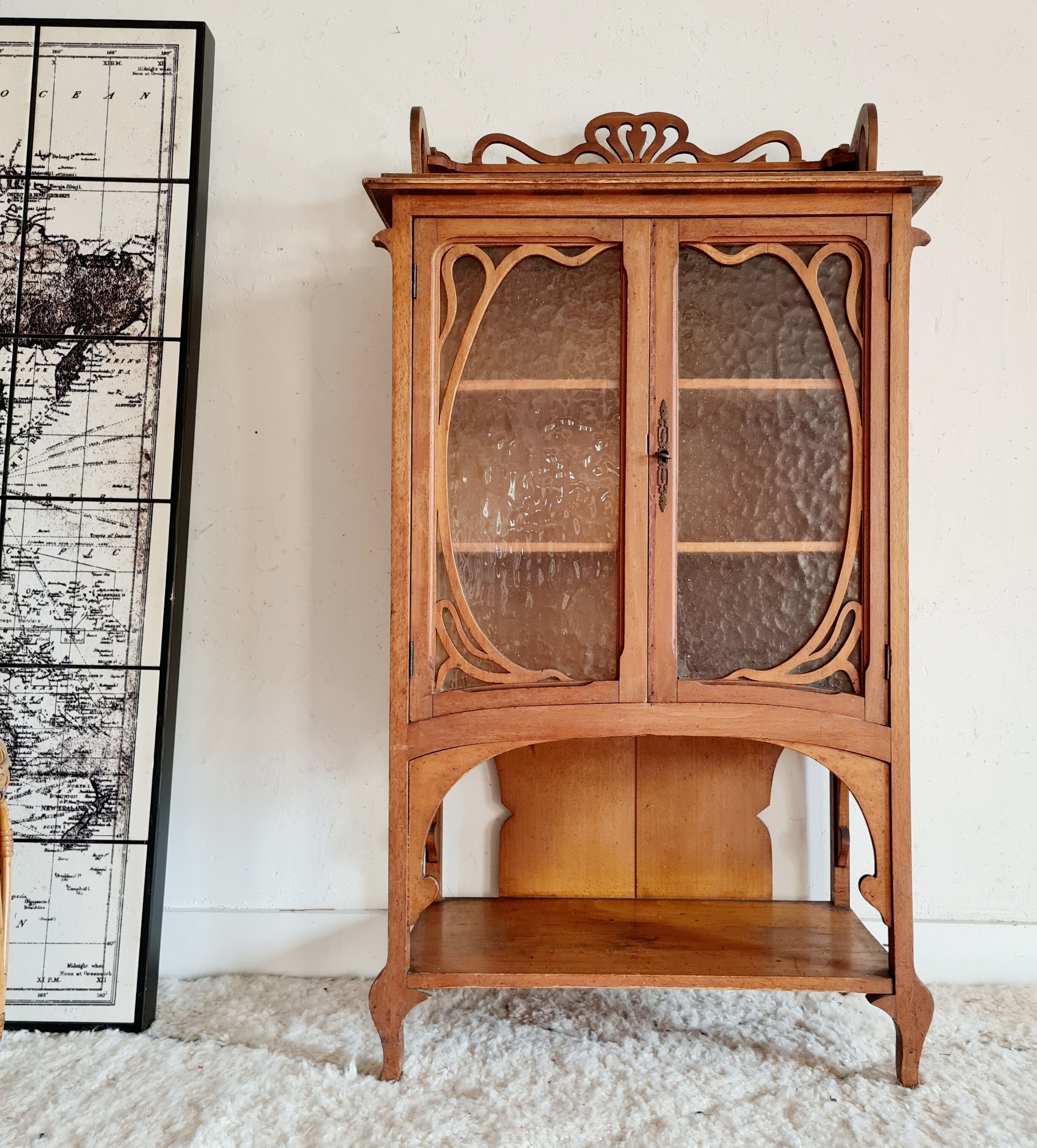 Showcase library old Art Nouveau era