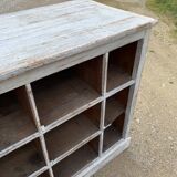 White patinated wooden craft