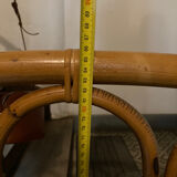 Rattan bed 140x190 cm