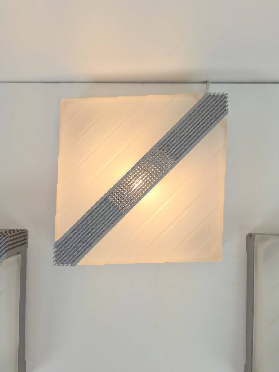 Vintage Wall Lamps from Fratelli Martini, Italy, 1980, Set of 3