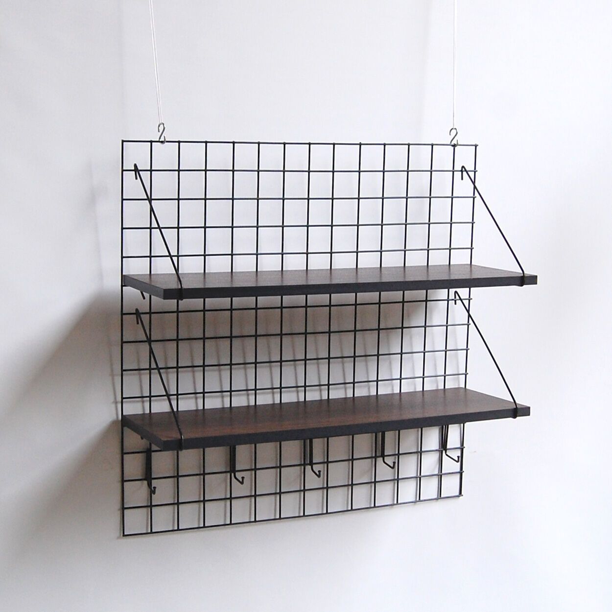 Shelf - vintage coat rack meca - willy van der meeren for meurop 1960s