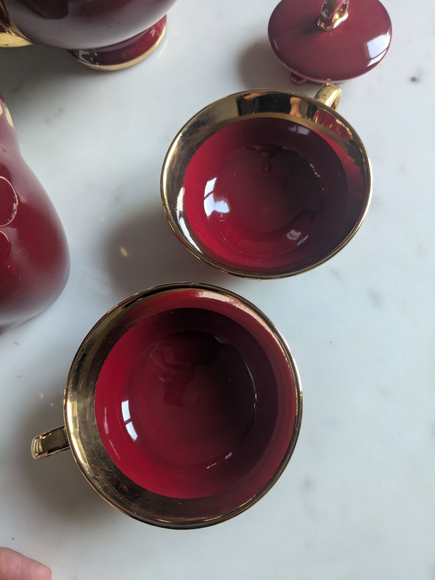 Service à thé, café de la marque Magdalith, années 50-60