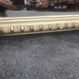 Miroir Louis Philippe feuille d’or et shabby 100x180cm