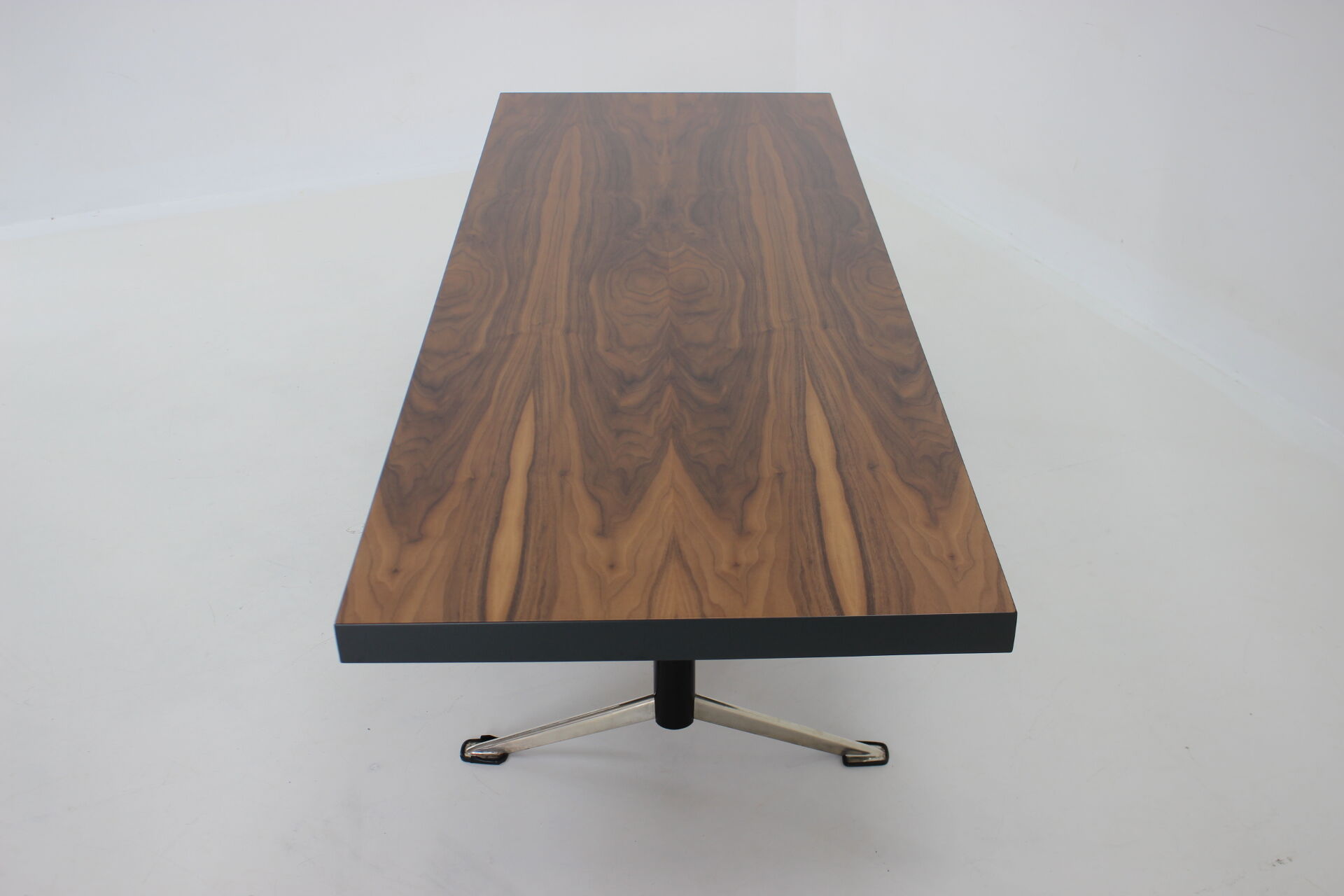 1970s Restored Walnut Coffee table ,Czechoslovakia