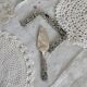 Vintage silver plated cake/cheese knife