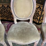 4 chaises médaillons louis xvi 19eme