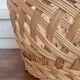 Panier en osier vintage