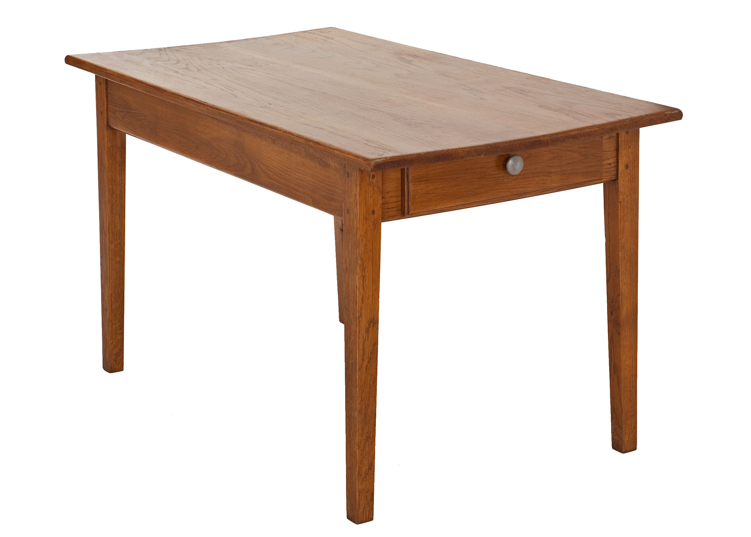 Kitchen table with 2 drawers 130cm farmhouse style 1950