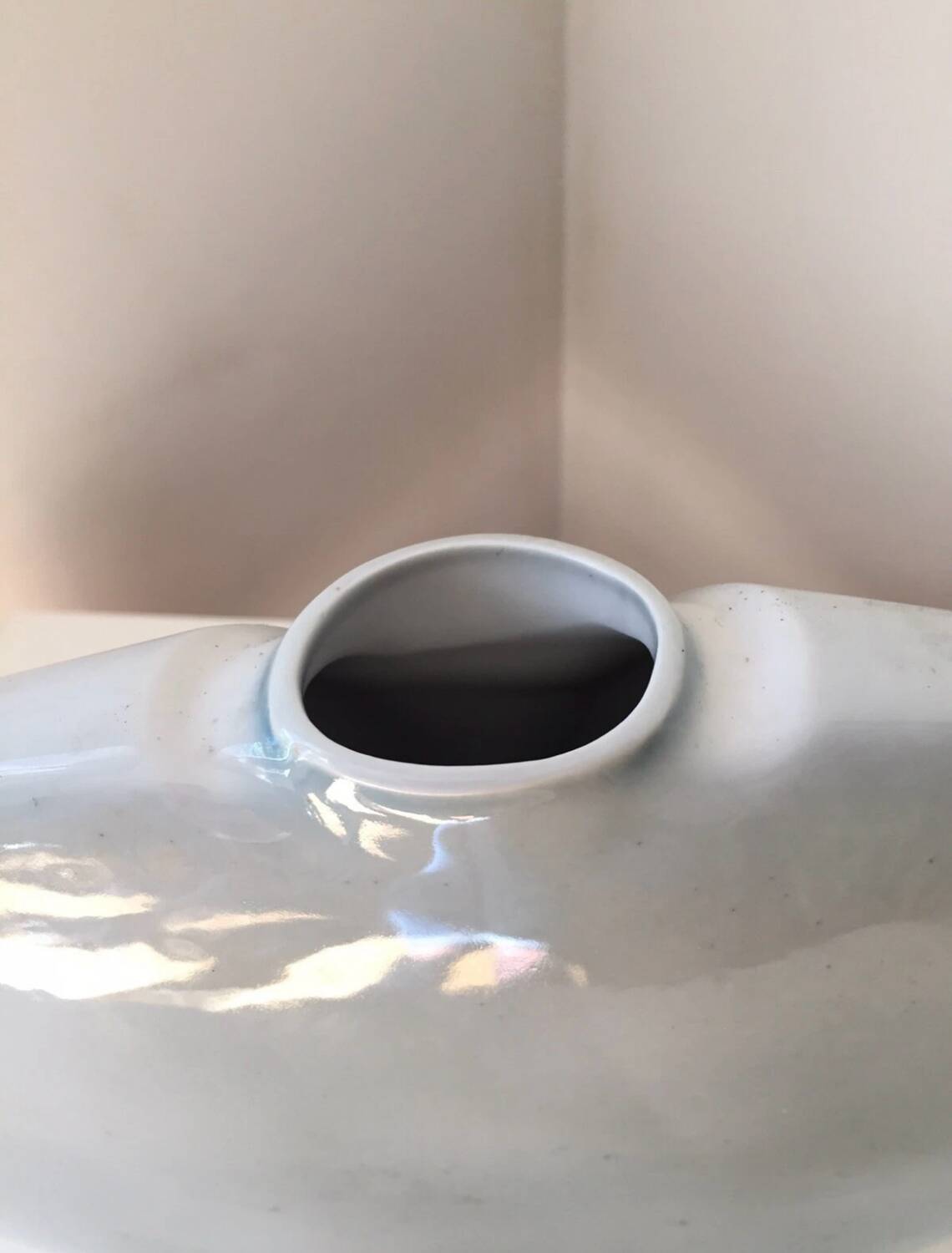 Large Vintage Virebent Porcelain Vase