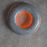 Vintage Italian Metal Donought Wall Lamp