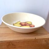 Ceramic salad bowl apples and pears Ter Steege Rÿssen vintage